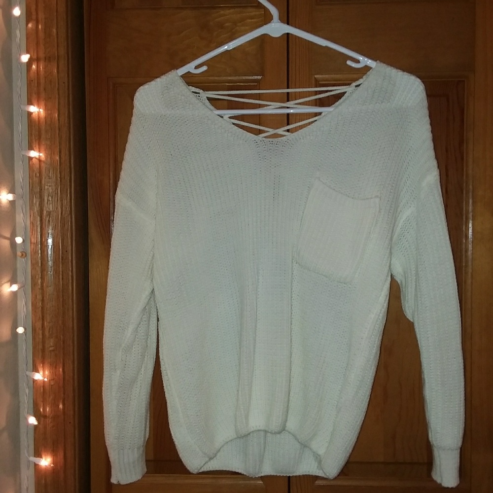 White sweater